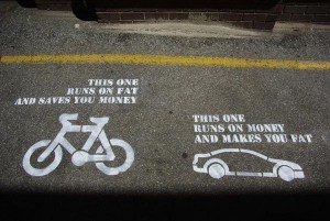 bicicleta vs masina